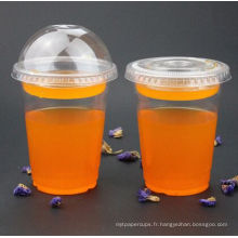 Tasses en plastique jetables d&#39;animal familier pour le jus
